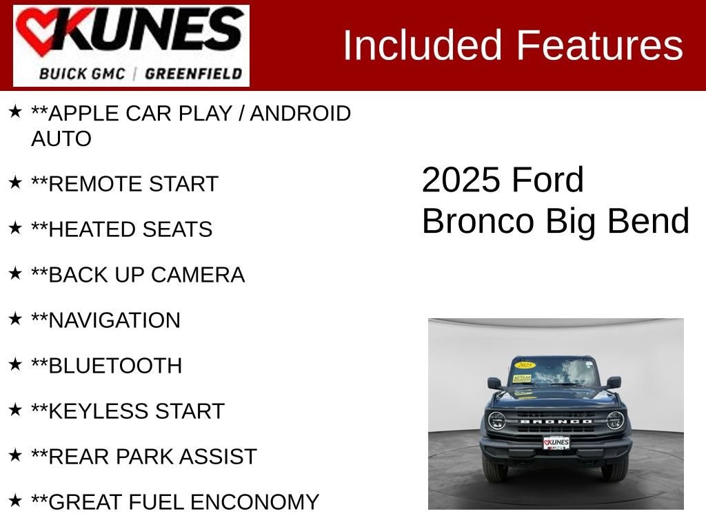 Used 2025 Ford Bronco Big Bend