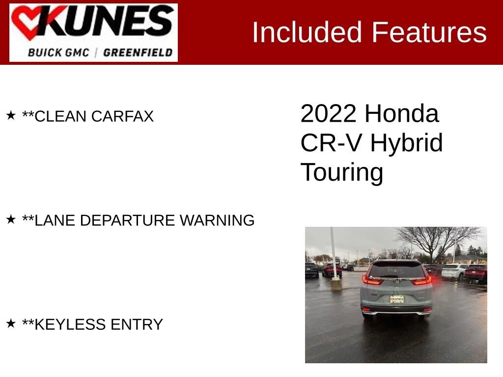 Used 2022 Honda CR-V Hybrid Touring
