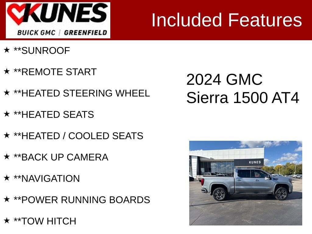 Used 2024 GMC Sierra 1500 AT4 Truck