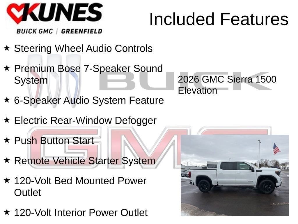New 2026 GMC Sierra 1500 Elevation Truck
