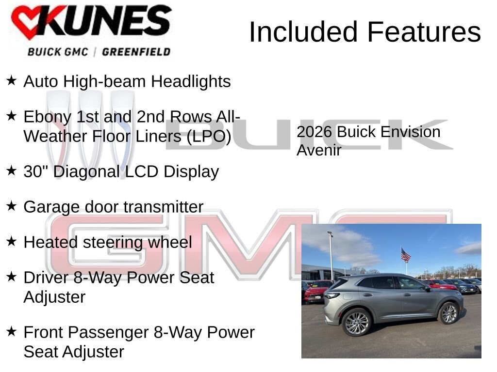 New 2026 Buick Envision Avenir SUV