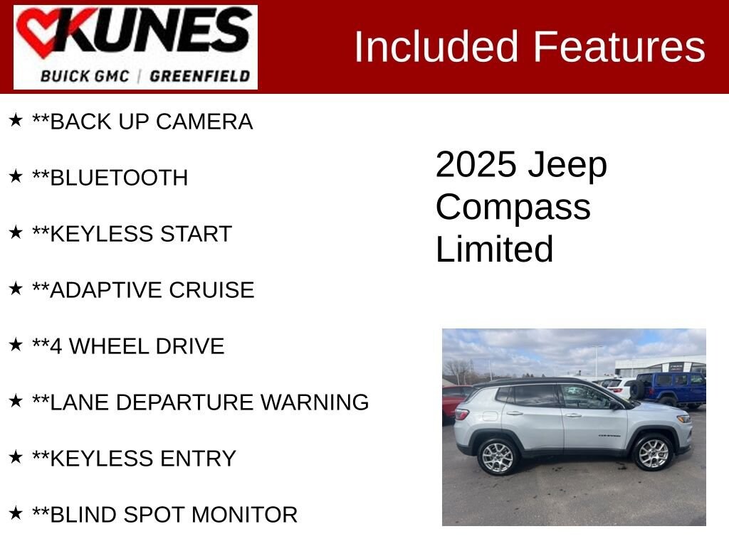 Used 2025 Jeep Compass Limited