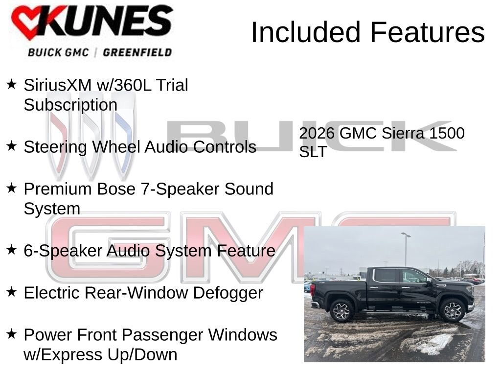 New 2026 GMC Sierra 1500 SLT Truck