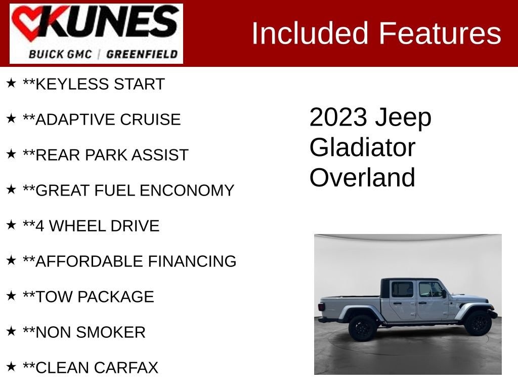 Used 2023 Jeep Gladiator Overland