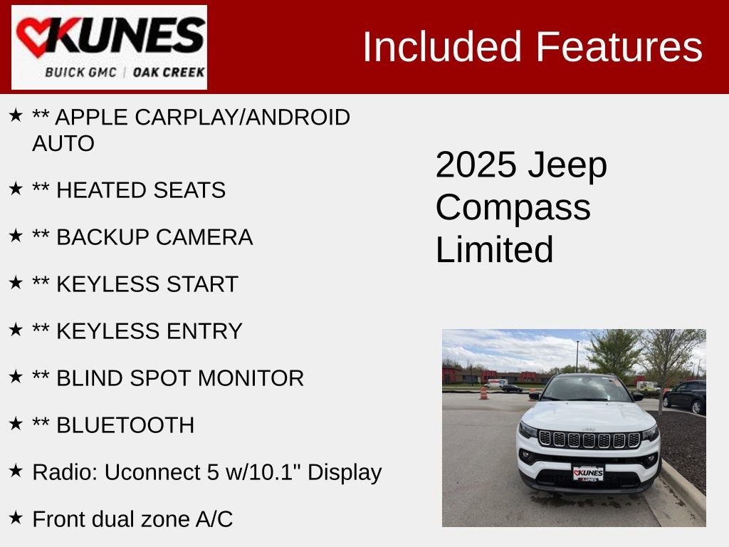 Used 2025 Jeep Compass Limited SUV