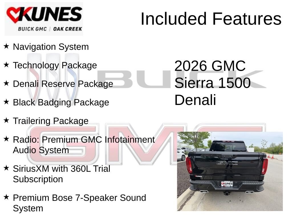 New 2026 GMC Sierra 1500 Denali Truck