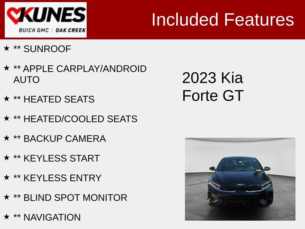 Used 2023 Kia Forte GT Sedan