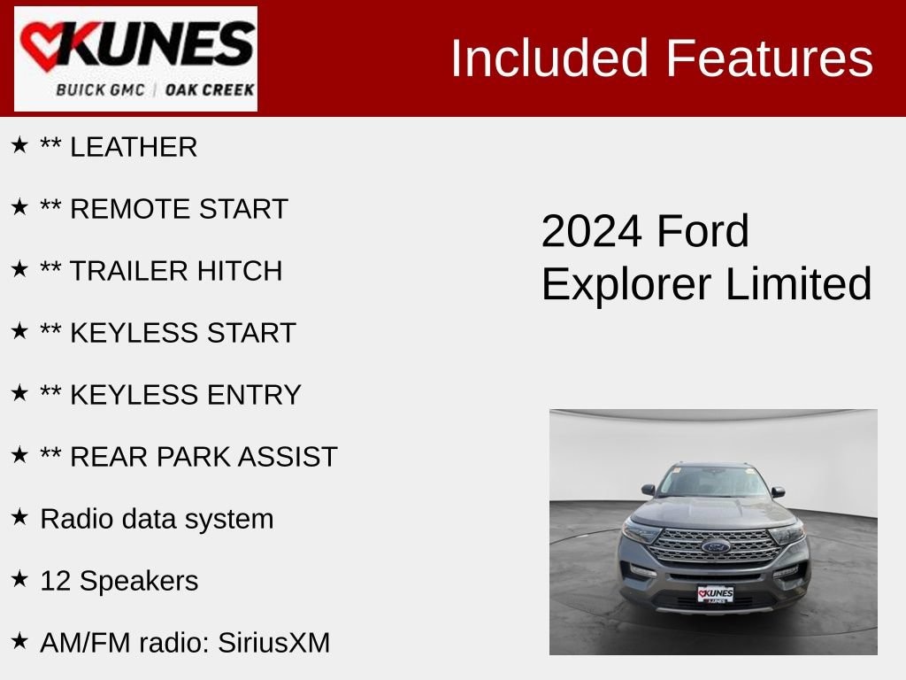 Used 2024 Ford Explorer Limited SUV