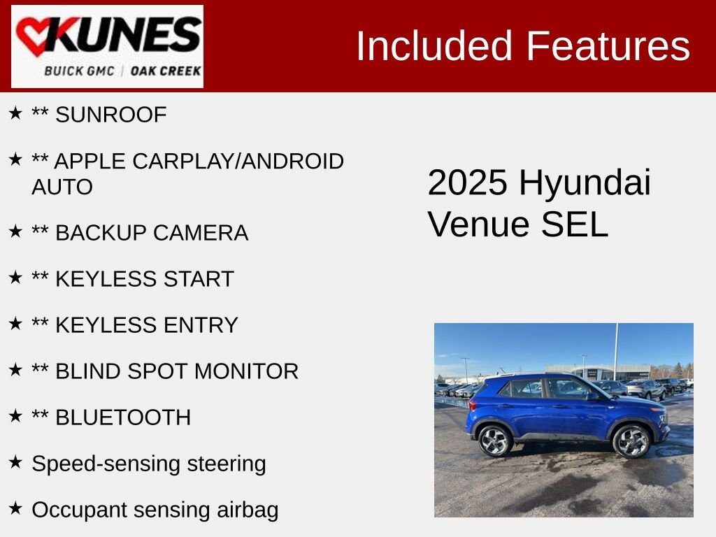 Used 2025 Hyundai Venue SEL SUV