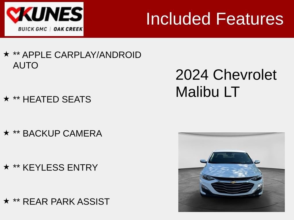 Used 2024 Chevrolet Malibu 1LT Sedan