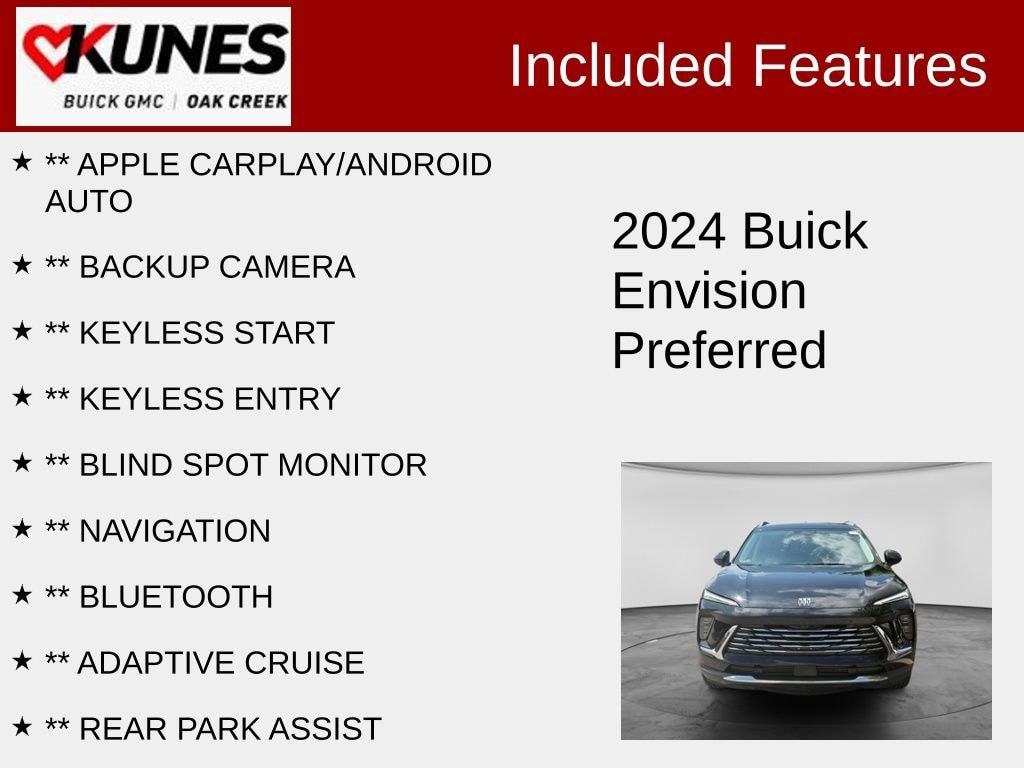 Used 2024 Buick Envision Preferred SUV