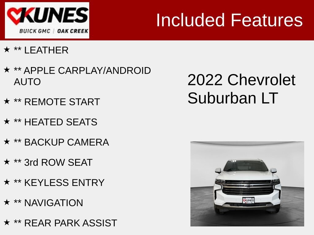 Used 2022 Chevrolet Suburban LT SUV