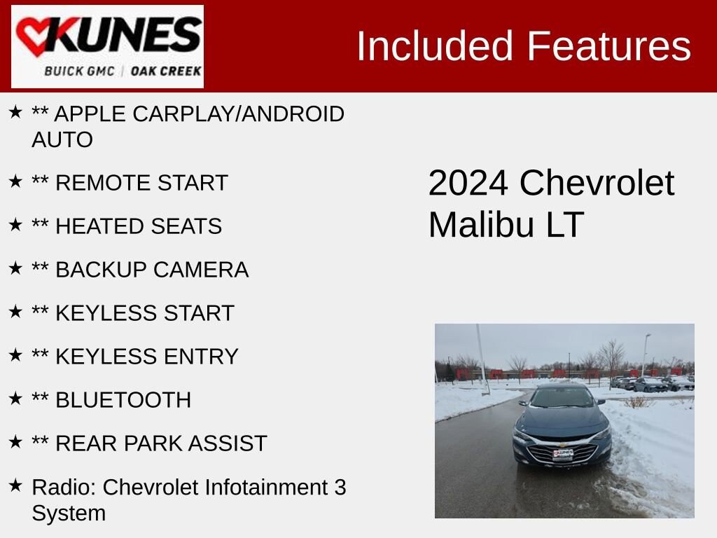 Used 2024 Chevrolet Malibu 1LT Sedan