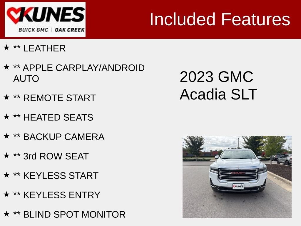 Used 2023 GMC Acadia SLT SUV