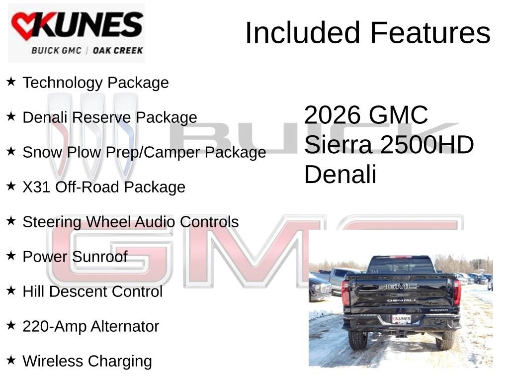 New 2026 GMC Sierra 2500 HD Denali Truck
