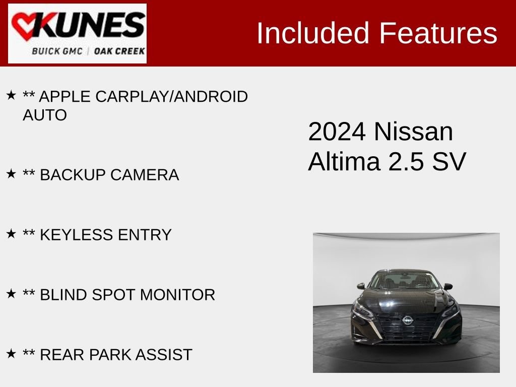 Used 2024 Nissan Altima 2.5 SV Sedan