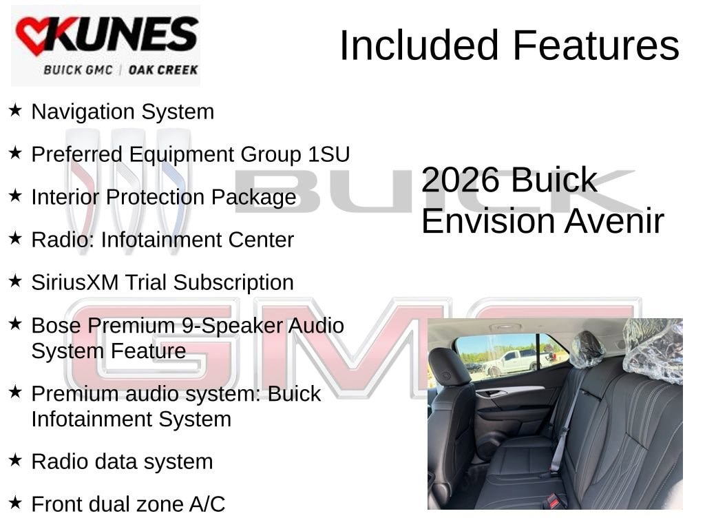 New 2026 Buick Envision Avenir SUV