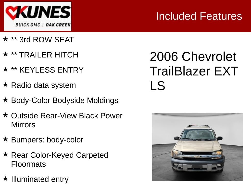 Used 2006 Chevrolet TrailBlazer EXT SUV
