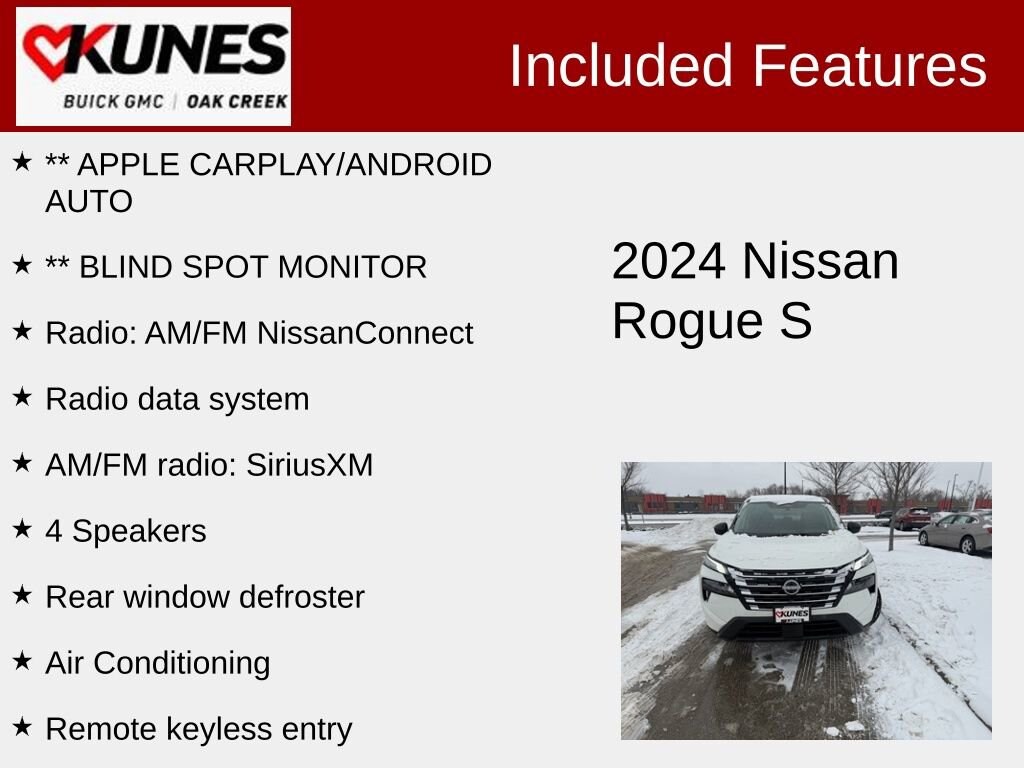 Used 2024 Nissan Rogue S SUV