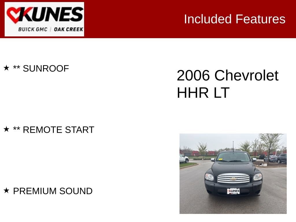 Used 2006 Chevrolet HHR LT with VIN 3GNDA23P46S559725 for sale in Oak Creek, WI