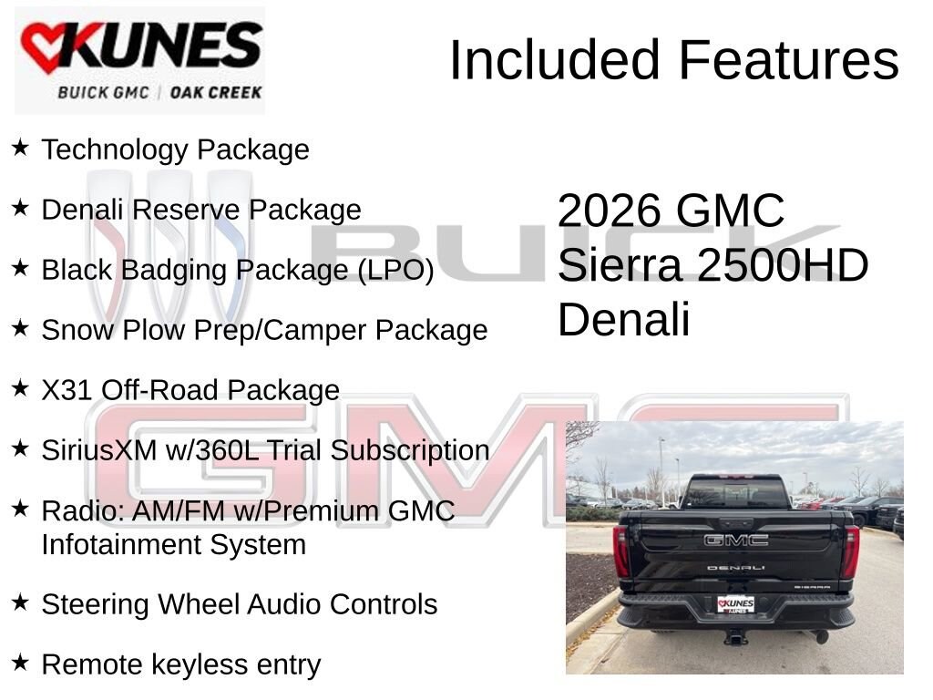 New 2026 GMC Sierra 2500 HD Denali Truck