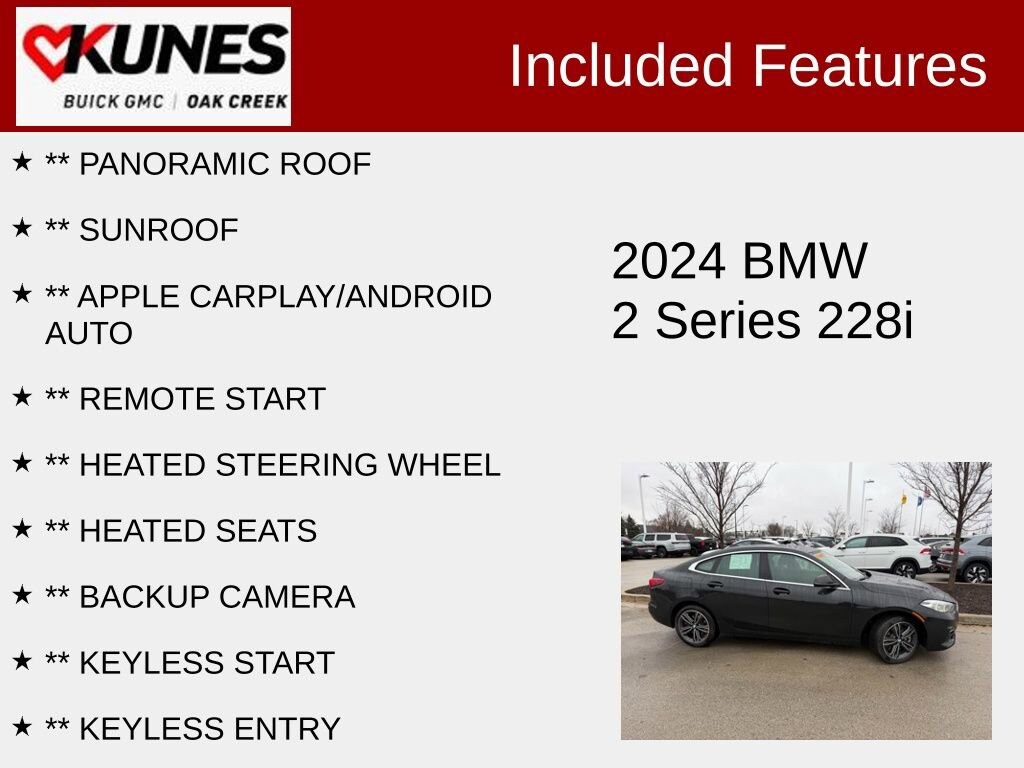 Used 2024 BMW 228i sDrive Gran Coupe