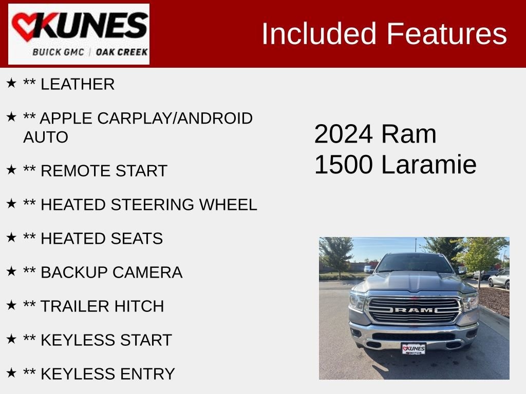 Used 2024 Ram 1500 Laramie Truck Crew Cab