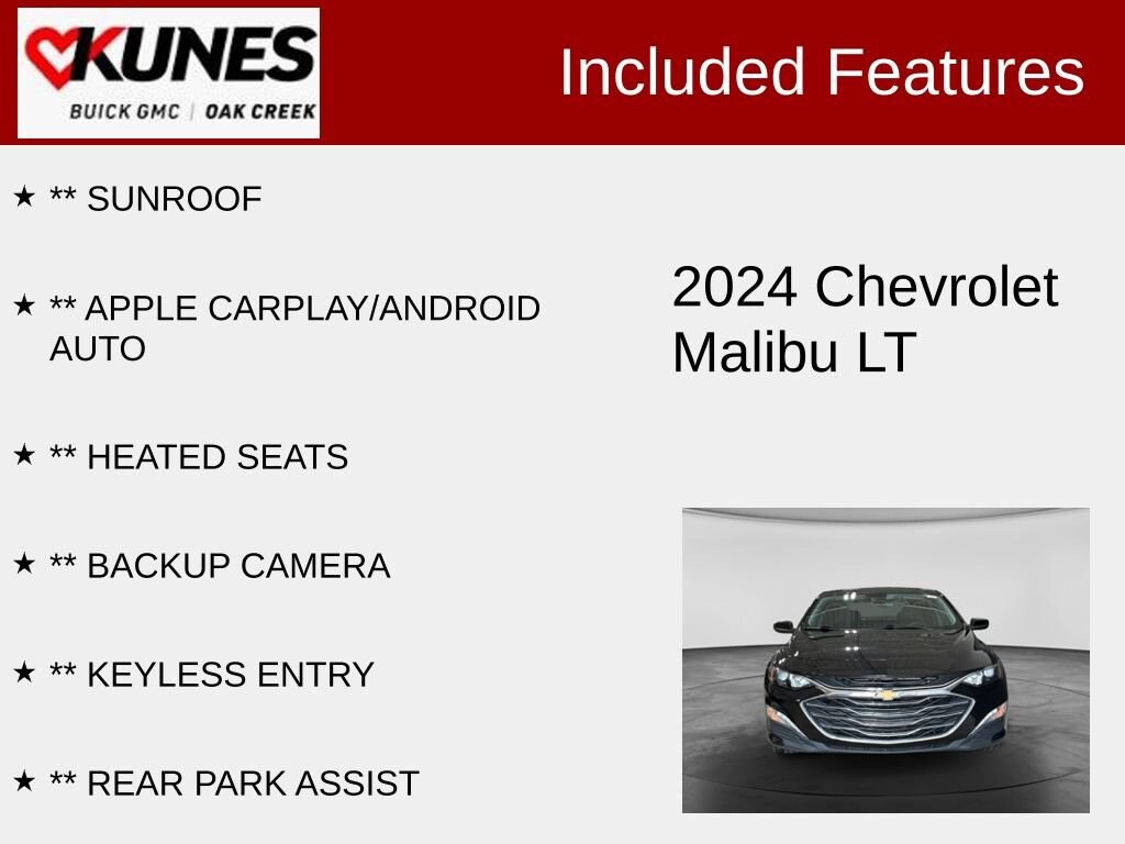 Used 2024 Chevrolet Malibu 1LT Sedan