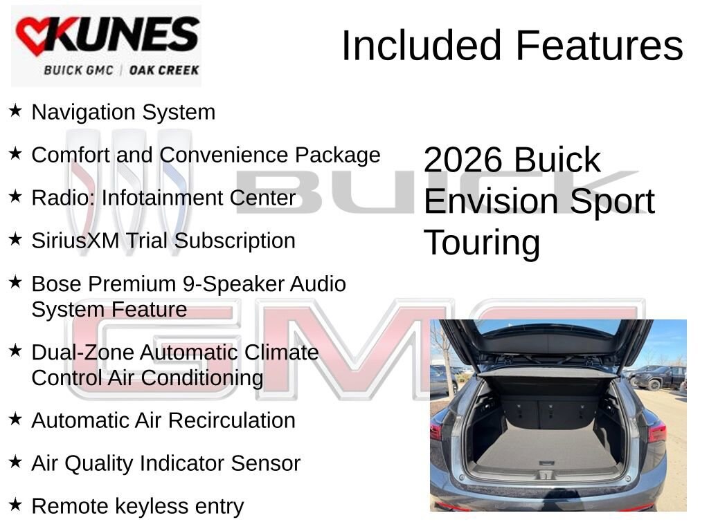 New 2026 Buick Envision Sport Touring SUV