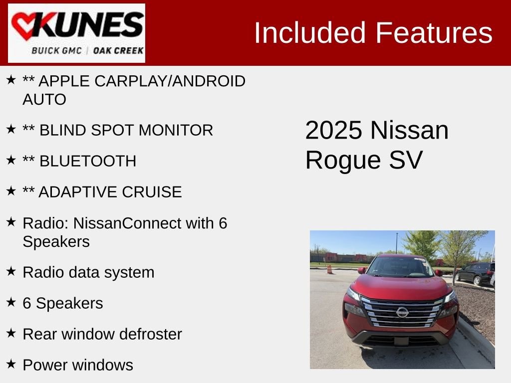 Used 2025 Nissan Rogue SV SUV