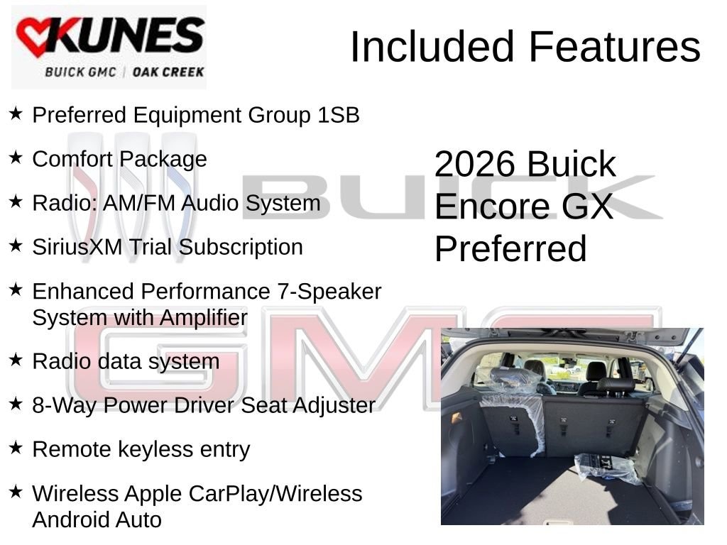 New 2026 Buick Encore GX Preferred SUV