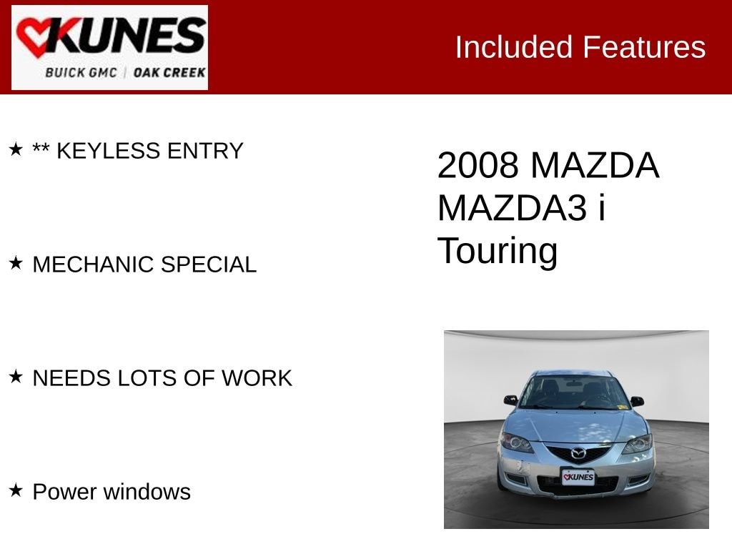 Used 2008 Mazda Mazda3 i Touring Sedan
