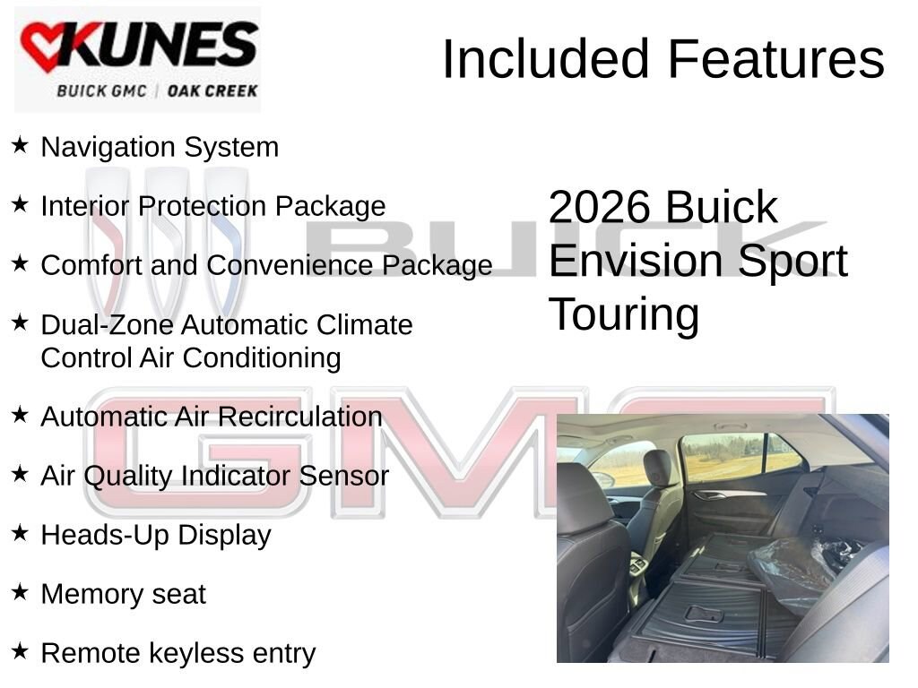 New 2026 Buick Envision Sport Touring SUV