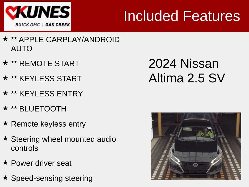 Used 2024 Nissan Altima 2.5 SV Sedan