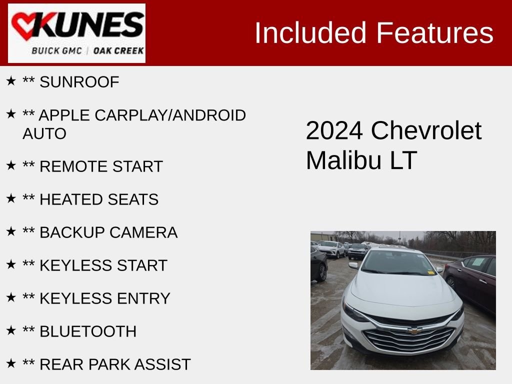 Used 2024 Chevrolet Malibu 1LT Sedan