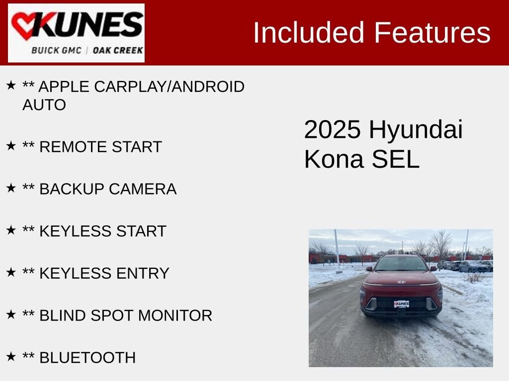 Used 2025 Hyundai Kona SEL SUV