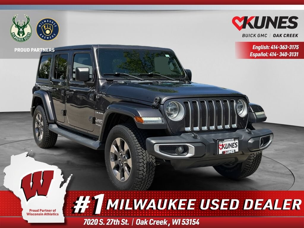 Used 2019 Jeep Wrangler Unlimited Sahara 4x4 SUV