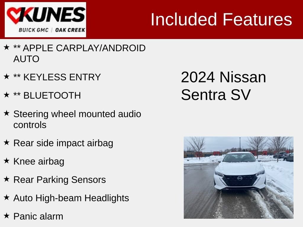 Used 2024 Nissan Sentra SV Sedan