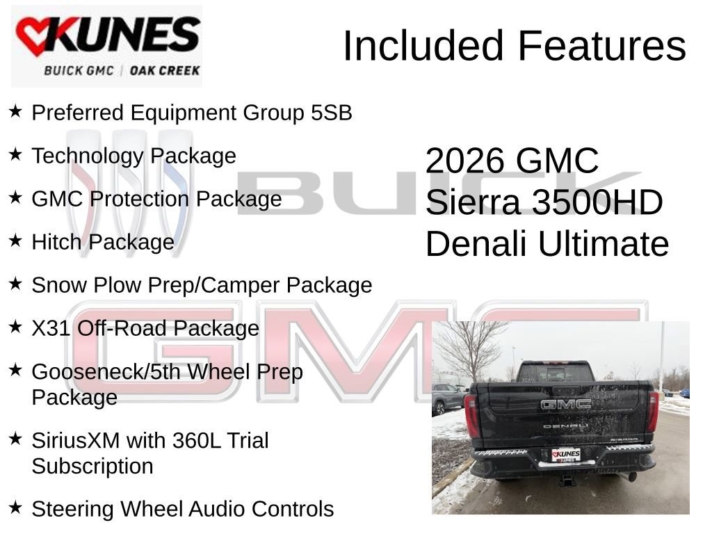New 2026 GMC Sierra 3500 HD Denali Ultimate Truck