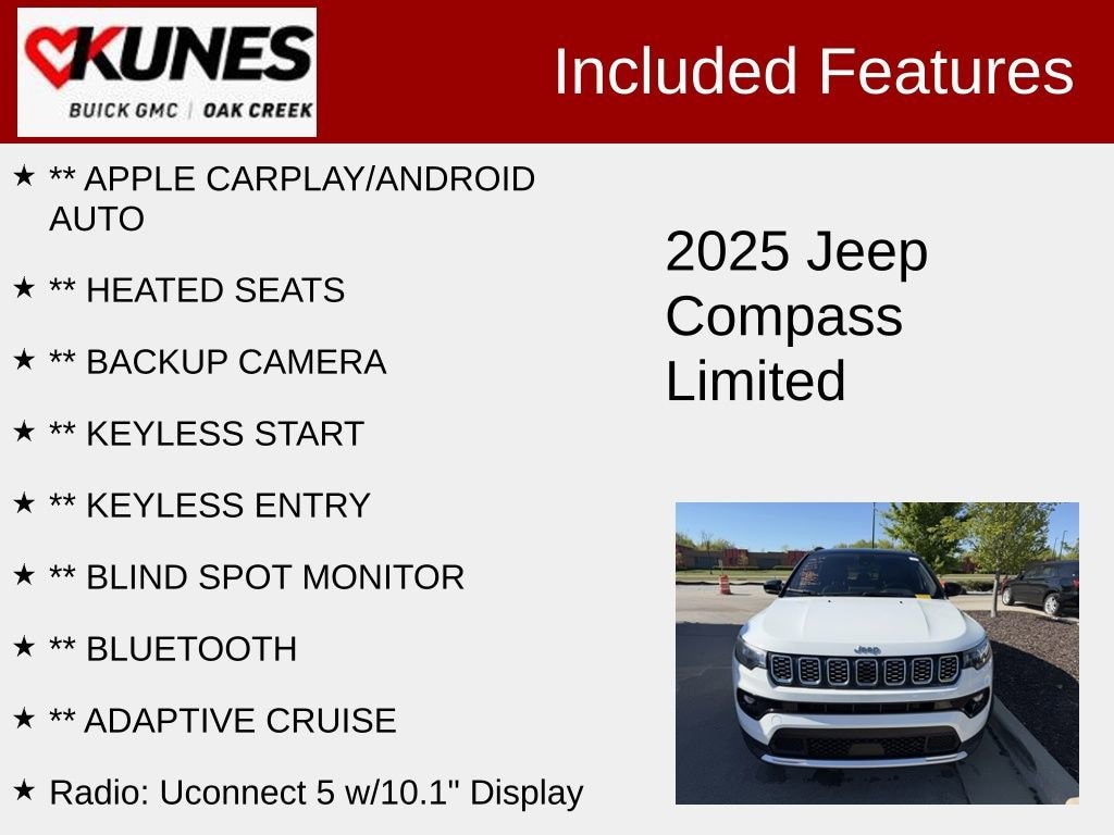 Used 2025 Jeep Compass Limited SUV