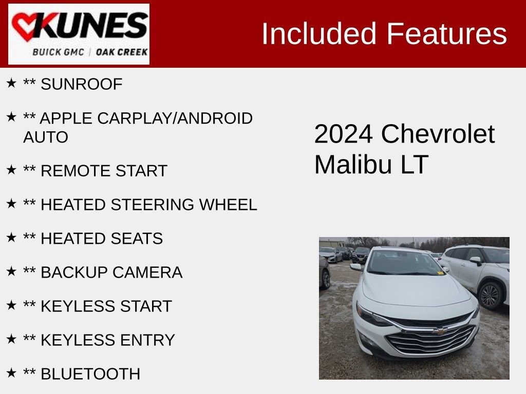 Used 2024 Chevrolet Malibu 1LT Sedan