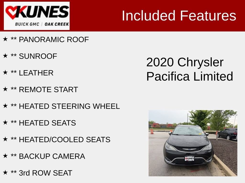 Used 2020 Chrysler Pacifica Limited Van Passenger Van