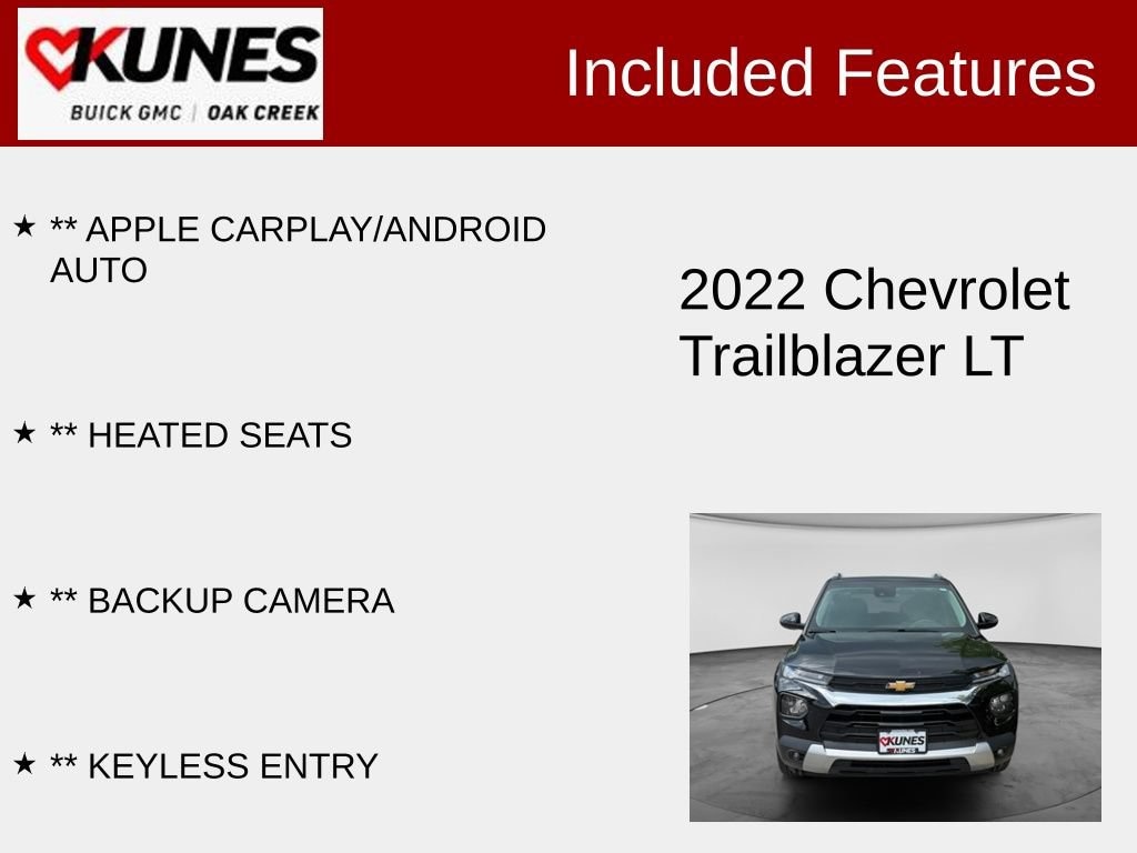Used 2022 Chevrolet Trailblazer LT SUV