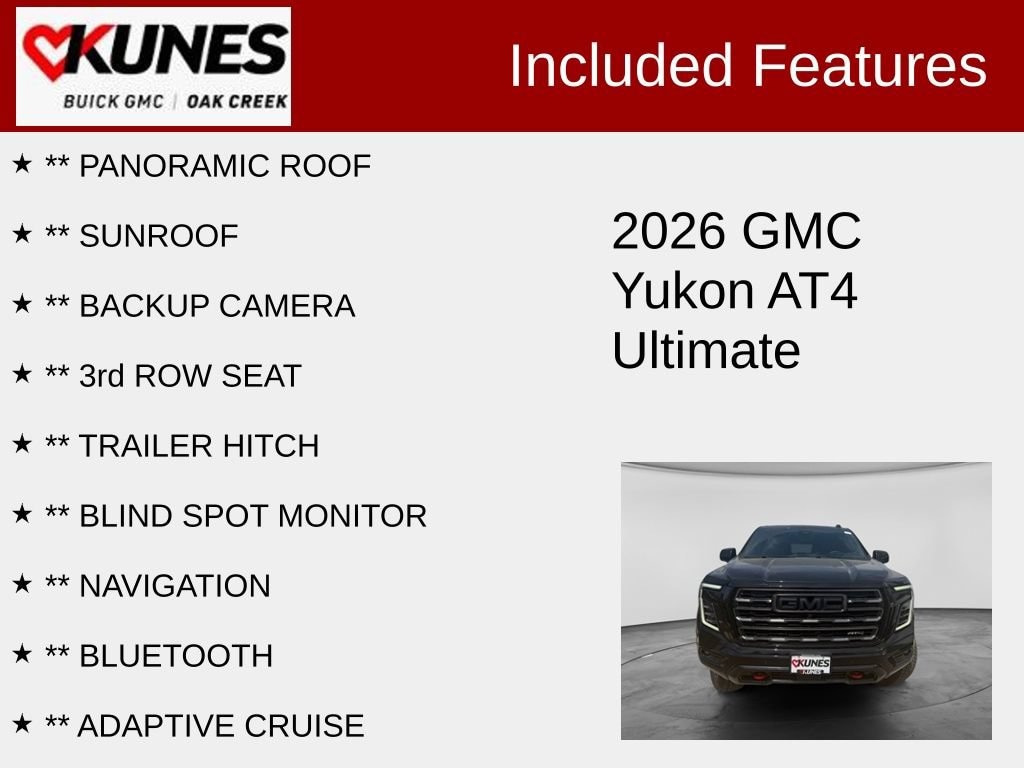 Used 2026 GMC Yukon AT4 Ultimate SUV