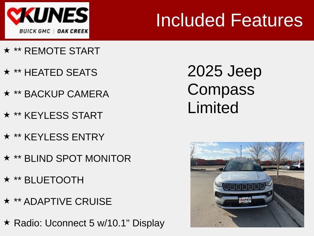Used 2025 Jeep Compass Limited SUV