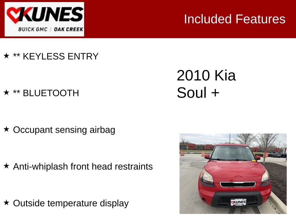 Used 2010 Kia Soul Exclaim with VIN KNDJT2A28A7188704 for sale in Oak Creek, WI