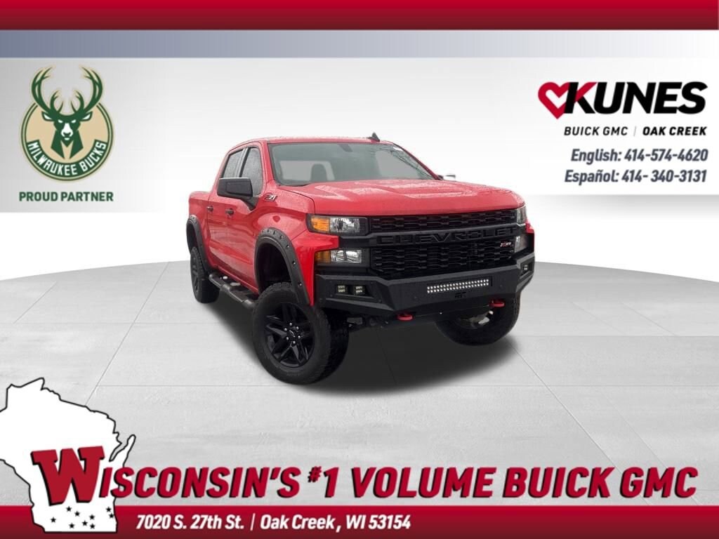 Used 2019 Chevrolet Silverado 1500 Silverado Custom Trail Boss Truck Crew Cab