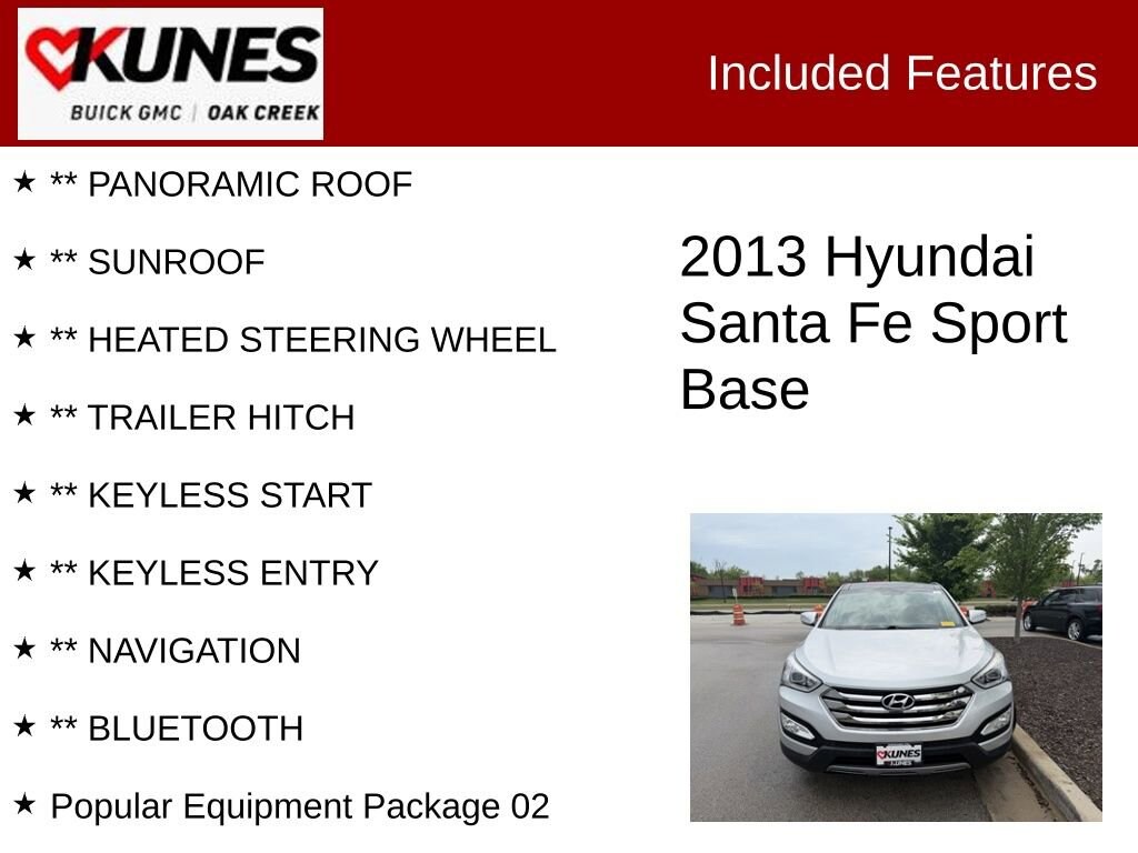 Used 2013 Hyundai Santa Fe Sport SUV