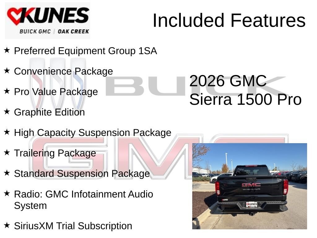 New 2026 GMC Sierra 1500 Pro Truck
