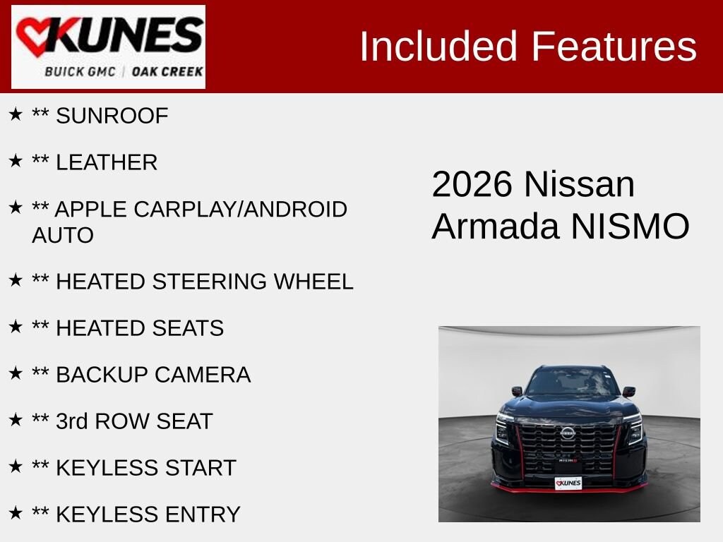 Used 2026 Nissan Armada NISMO SUV